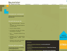 Tablet Screenshot of baumeisterhoeller.at